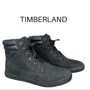Timberland sz 6 dausette black suede sneaker boot